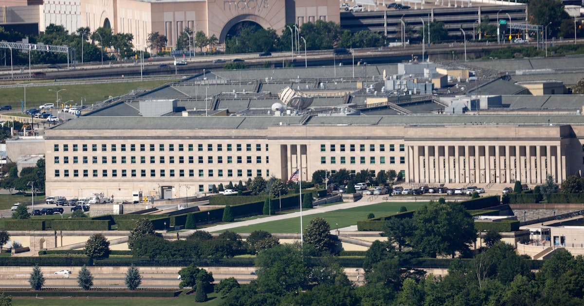 Pentagon locks down, evacuates floors as hazmat teams respond to air-quality issue.