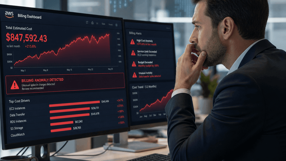 AWS Billing Glitch Projects Trillions in False Costs, Causing Alarm but Not Affecting Actual Charges